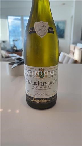 Borgogna Chablis Premier Cru Lamblin & Fils Mont de Milieu 2010