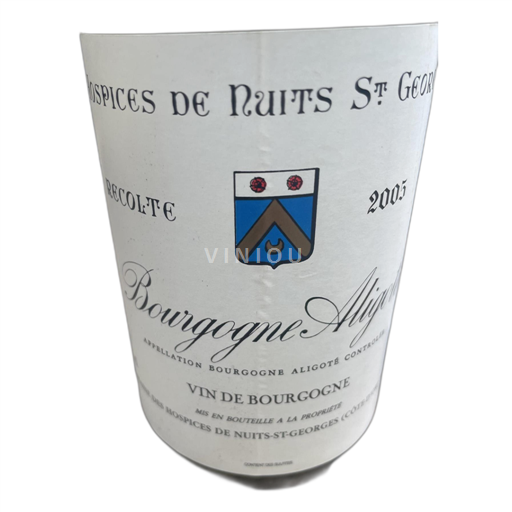 Burgundija Bourgogne Aligoté Hospices de Nuits-Saint-Georges Bourgogne Aligoté 2003