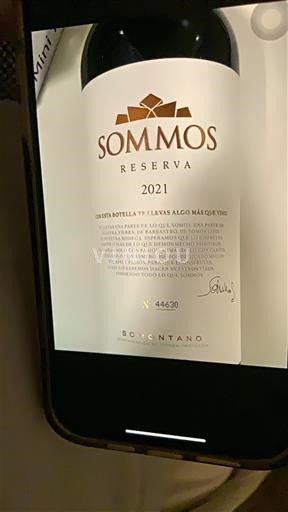 Aragonie Somontano Sommos Reserva 2021
