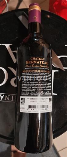 Bordeaux Saint-Émilion Grand Cru Grand Cru Château Bernateau 2018