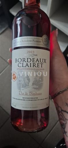 Bordeaux Bordeaux clairet La Cave Augustin Florent 2023