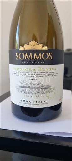 Aragonie Somontano Sommos Garnacha Blanca 2023