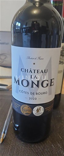 Bordoja Côtes-de-bourg Château La Monge 2023
