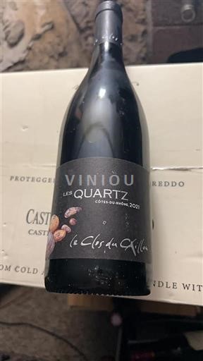 Rhônen laakso Côtes-du-rhône Le Clos du Caillou Les Quartz 2021