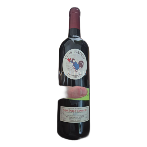 Vin Rouge sec Clos Badon Thunevin 2019 France Bordeaux Saint-Émilion Grand Cru AOC