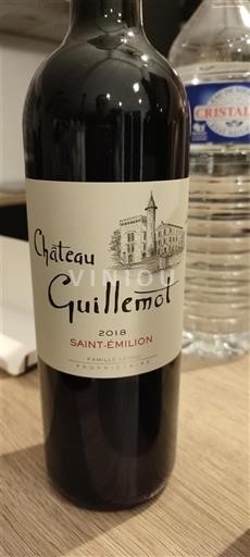 Bordeaux Saint-Émilion Château Guillemot 2018