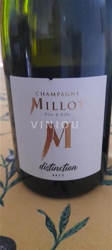 Champaña Champán Millot Distinction Sin añada