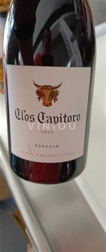 Vin Rouge sec Clos Capitoro 2020 France Corse Ajaccio AOC