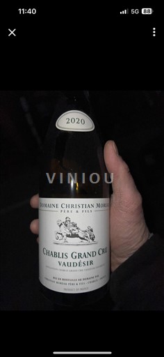 Borgoña Chablis Grand Cru Domaine Christian Moreau Père & Fils Vaudesir 2020