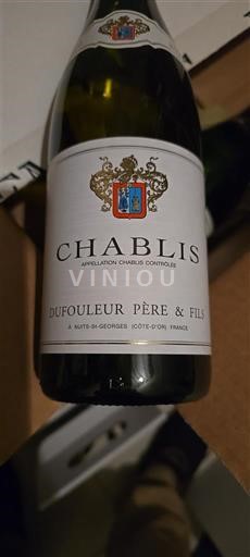 Burgundsko Chablis Dufouleur Père & Fils 2019