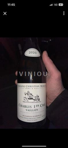 Borgoña No especificado Premier Cru Domaine Christian Moreau Père & Fils Vaillon 2020
