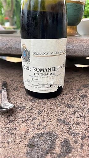 Burgundija Ni doloceno Premier Cru Prince S.H. de Bourbon-Parme Les Chaumes 2001