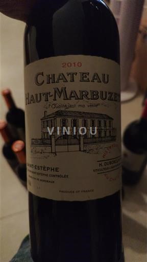 Bordeaux Saint-Estèphe Chateau Haut Marbuzet 2010