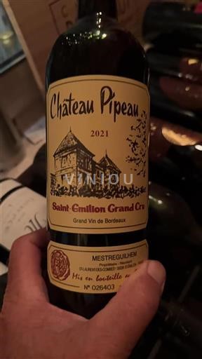 Bordeaux Saint-Émilion Grand Cru Pipeau 2021