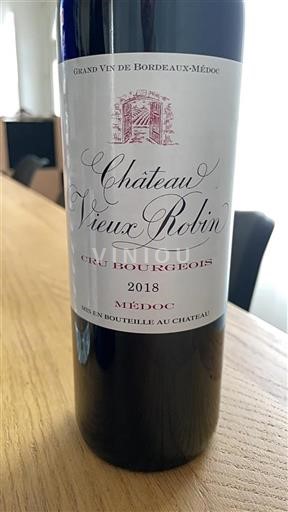 Bordéus Médoc Cru Bourgeois Vieux Robin 2018