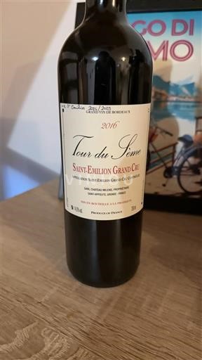 Bordéus Saint-Émilion Grand Cru Grand Cru Tour du Sème 2016