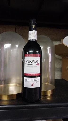 Sudoeste Irouléguy SCA Les Vignerons du Pays Basque Premia 2007