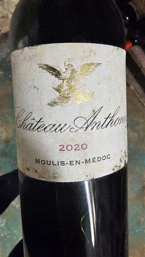 Bordéus Moulis-en-Médoc Château Anthonic 2020