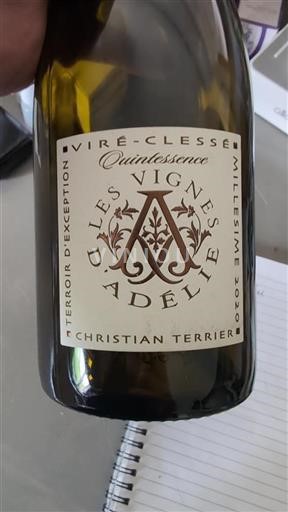 Bourgogne Viré-clessé Les Vignes Adélie Quintessence 2020