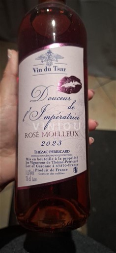 Aquitaine và Charentes Thézac-Perricard Vin du Tsar Douceur de l'Impératrice 2023