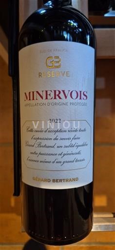 Languedoque Minervois Gérard Bertrand Réserve 2022