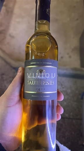 Bordeaux Sauternes Château Pineau du Rey 2016