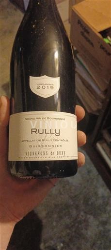 Burgund Rully Vignerons de Buxy Buissonnier 2019