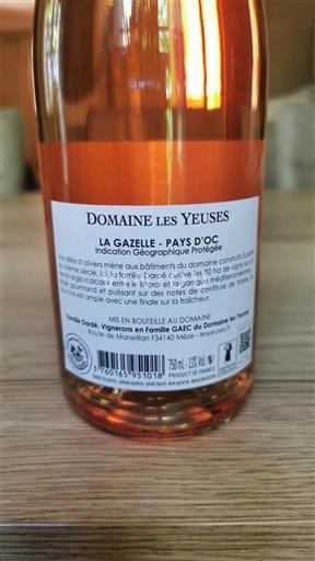 Languedoc-Roussillon Pays d'Oc Domaine Les Yeuses La Gazelle Non-Vintage