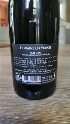 Languedoc-Roussillon Pays d'Oc Domaine Les Yeuses La Soure Non-Vintage