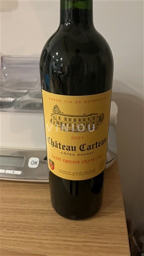 Burdeos Saint-Émilion Gran Cru Grand Cru Château Carteau Côtes Daugay 2021