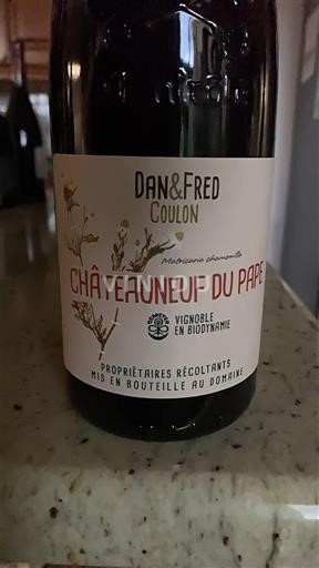 Valle del Ródano Châteauneuf-du-Pape. Dan & Fred Coulon 2019
