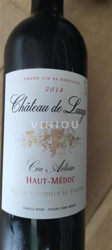 Bordeaux Haut-Médoc Château Lauga 2018