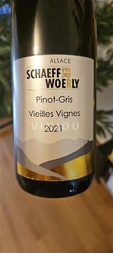 Alsace Không được chỉ định Domaine Schaeffer Woerly Vieilles Vignes 2021