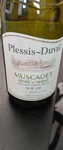 Loirevallei Muscadet-Sèvre-et-Maine Plessis-Duval Sur Lie 2022