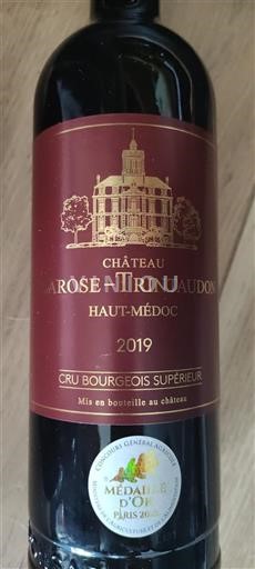 Bordeaux Haut-Médoc Cru Bourgeois Supérieur Château Larose-Trintaudon 2019