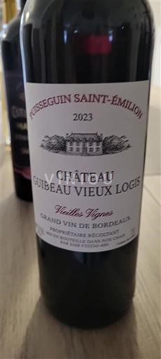 Bordeaux Puisseguin-Saint-Émilion Château Guibeau Vieux Logis Vieilles Vignes 2023