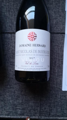 Valea Loarei Saint-Nicolas-De-Bourgueil Domaine Hersard 2017