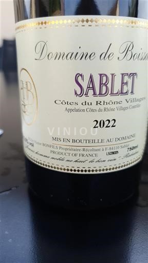 Údolí Rhôny Côtes-du-Rhône-villages Domaine Boissan Sablet 2022