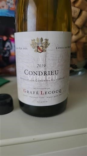 Rhônen laakso Condrieu Grafé Lecocq 2019