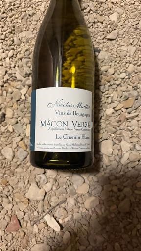 Bourgondië Mâcon en mâcon-dorpen Nicolas Maillet Le Chemin Blanc 2023