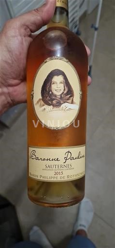 Bordéus Sauternes Baron Philippe de Rothschild Baronne Pauline 2015