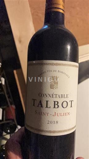Bordeaux Saint-Julien Grand Cru Talbot Conn%c3%a9table Talbot 2018