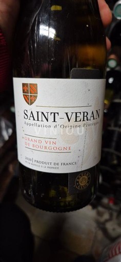 Burgundy Saint-Véran Vignerons Des Grandes Vignes 2020