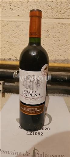 Rosellón Côtes del Roussillon Villages Château Pena 2017
