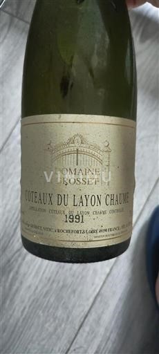 Údolí Loiry Nespecifikováno Domaine Grosset 1991