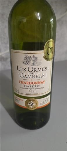 Languedoc-Roussillon Pays d'Oc Les Ormes de Cambras Chardonnay 2021