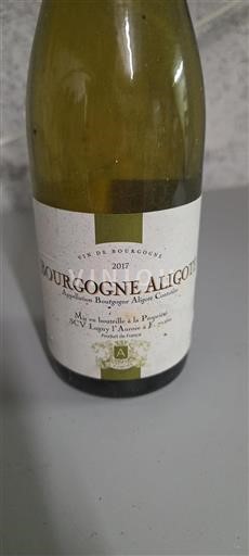 Bourgogne Bourgogne Aligoté SCV Lugny l'Aurore 2017
