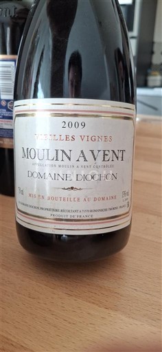 Beaujolais Moulin-à-vent Domaine Diochon Vieilles Vignes 2009