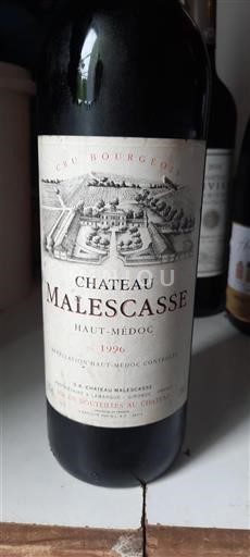 Bordeaux Haut-Médoc Cru Bourgeois Château Malescasse 1996