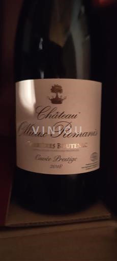 Languedoc Corbières-boutenac Château Ollieux Romanis Prestige 2018